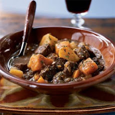 Two-Potato Lamb Stew with Roasted Garlic