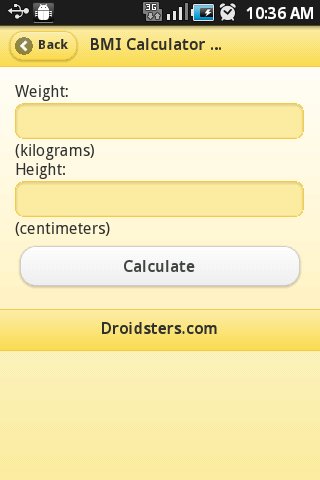 BMI Calculator