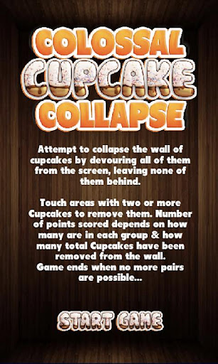 Colossal Cupcake Collapse Game