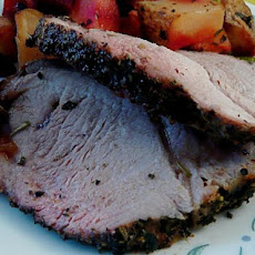 Pork Roast With Herbed Pepper Rub