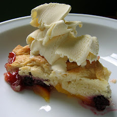 Blueberry(Or Blackberry) Cobbler With Honey Biscuits