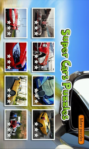 Super Cars Puzzles