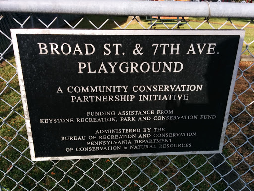 Broad St & 7th Ave. Playground