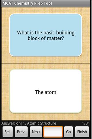 MCAT Chemistry Prep Tool