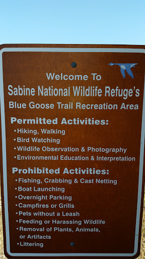 Blue Goose Trail Recreation Area - Sabine National Wildlife Refuge