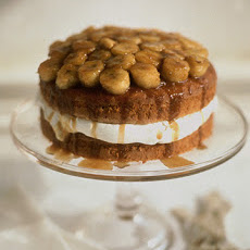 Banana Bourbon Layer Cake