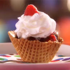 Choco-Berry Waffle Sundae Surprise