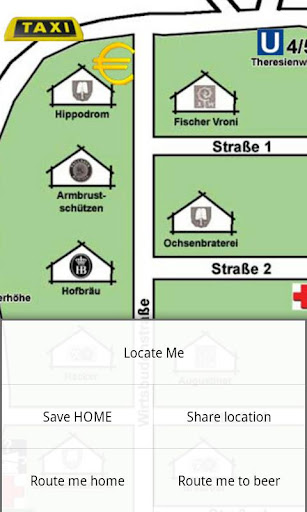 Oktoberfest Map GPS