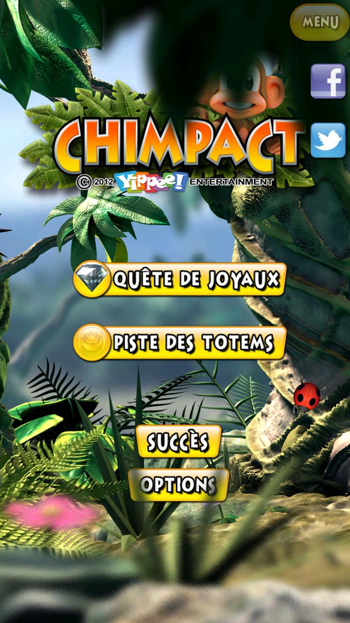 Android application Chimpact screenshort
