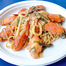 Lobster Pasta with Herbed Cream Sauce