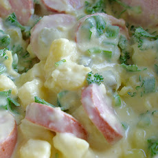 Warm Potato Salad With Brie