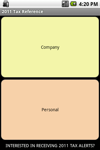 2011 Tax Reference