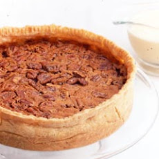Pumpkin-Pecan Pie with Whiskey Butter Sauce
