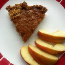 Apple Butter Pie with Oatmeal Pecan Crust
