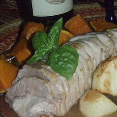 Roast Pork Loin With Apple Rosemary Glaze ( Olive Garden )