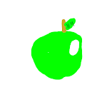 Big juicy apple