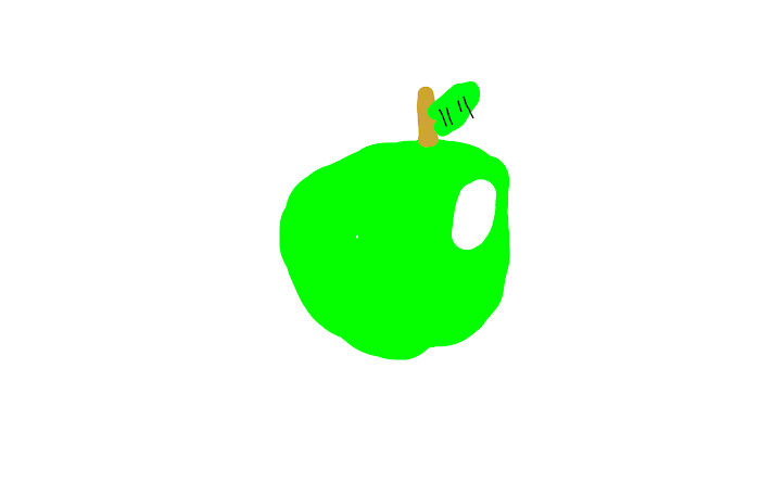 Big juicy apple