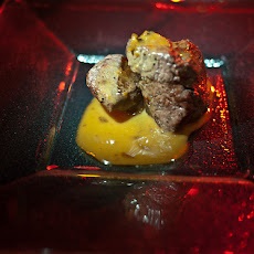 Beef Brochettes With Mustard Garlic Cream
