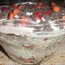 Chocolate Raspberry Cheesecake Trifle
