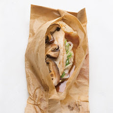 Ginger-Scallion Chicken Breasts Baked in Parchment