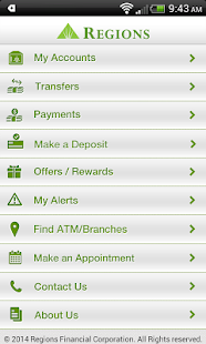 Regions Bank screenshot for Android