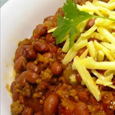 Bryan's Chocolate Lamb Chili