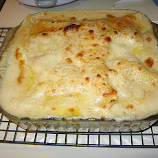 Artichoke and Yellow Squash Lasagna With Bechamel Sauce