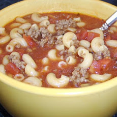 Pantry Tomato Beef Soup