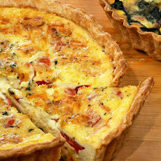 Corn and Tomato Quiche