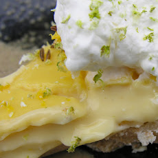 Rustic key lime pie, from the land of yogurt and honey
