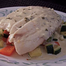 Baked Tilapia Fillets With Light French Onion Sauce
