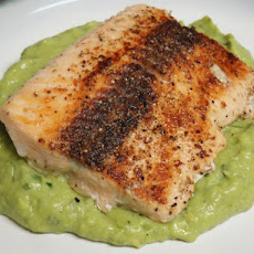 Pan-Seared Salmon With Avocado Remoulade