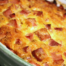 Crustless Ham and Cheese Quiche