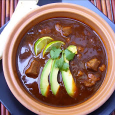 Pork & Hominy in Red Chiles Soup/Stew