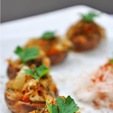 Stuffed Button Mushrooms