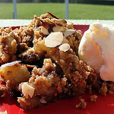 Baked Shortbread Apple Dessert