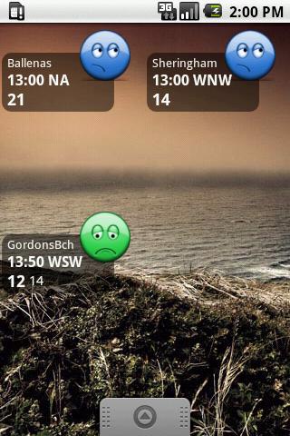 BigWaveDave wind report widget