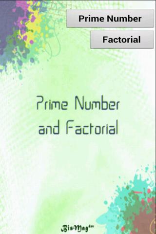 Prime Number and Factorial