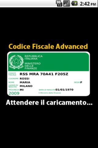 Codice Fiscale Advanced