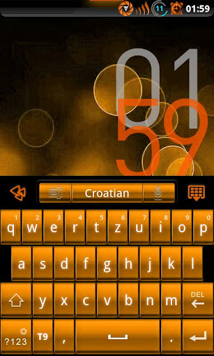 GOKeyboard Theme -SunsetOrange