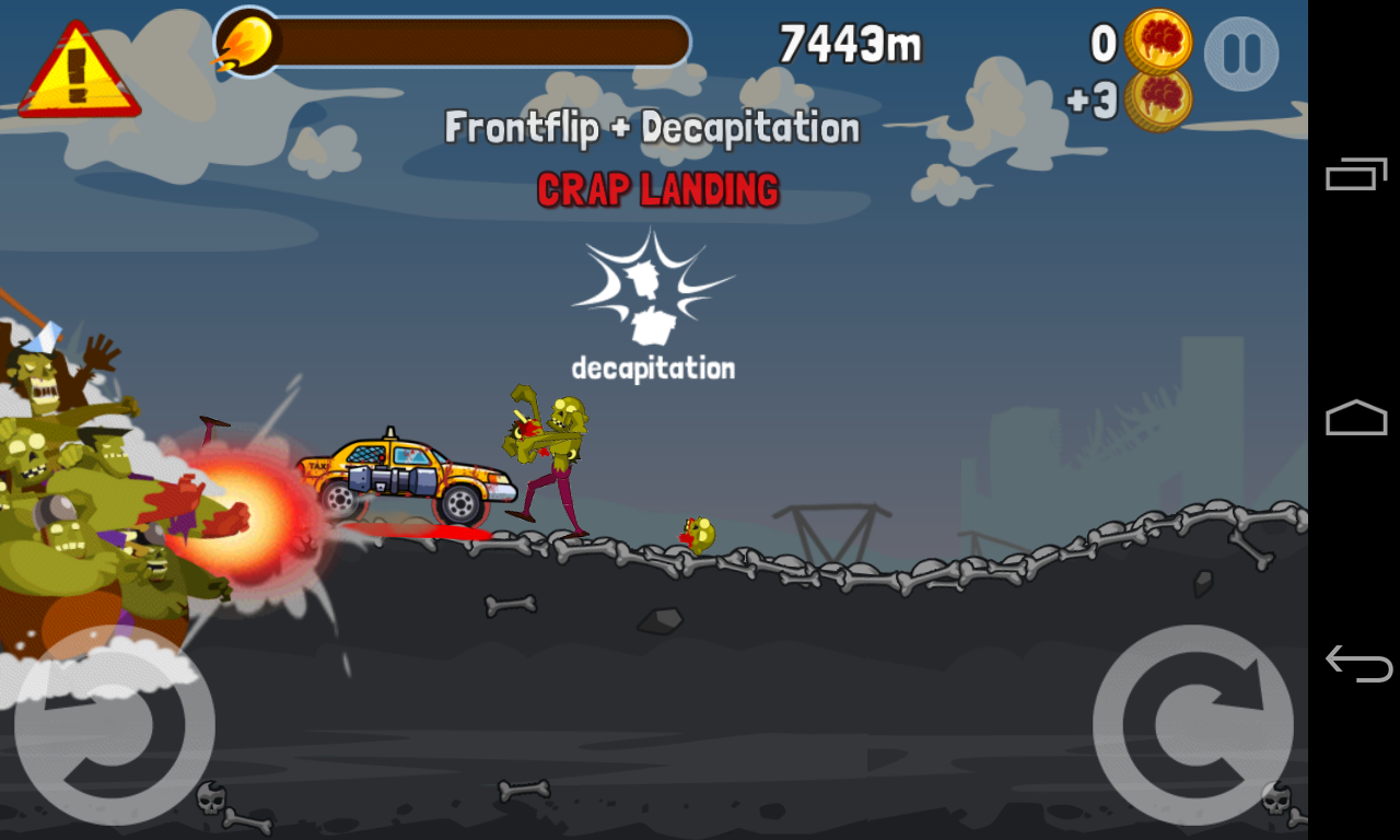 Android application Zombie Road Trip screenshort
