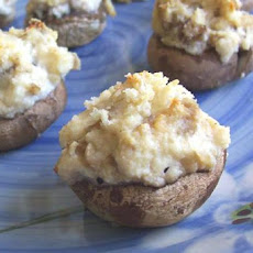 Garlic Ricotta Stuffed Mushrooms