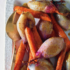 Mustard-Glazed Shallots and Carrots