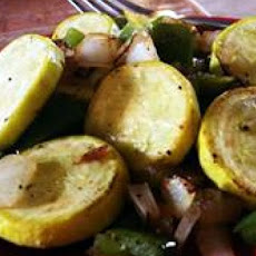 Squash and Pepper Skillet
