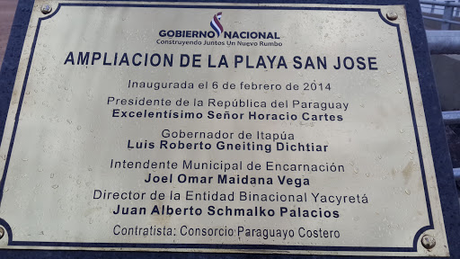 Placa Inaugural Costanera San José
