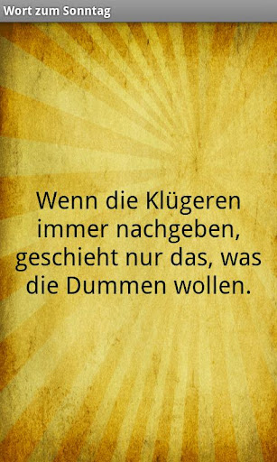 Wort zum Sonntag