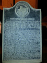 First Presbyterian Church Historical Marker