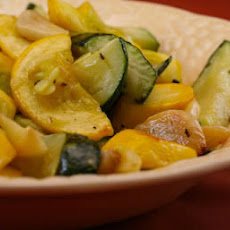 Roasted Squash with Garlic