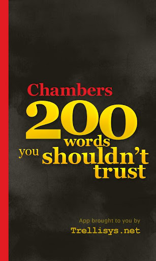 Chambers 200 Words–Don’t Trust