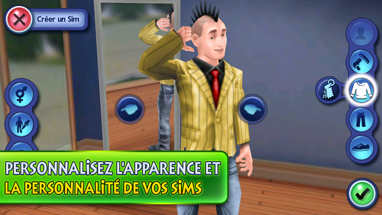 Android application The Sims 3 screenshort